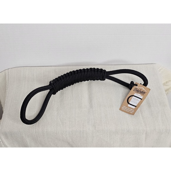 The Handie Handle for Tumblers, Plastic Mugs, Bottles Black Paracord NEW - Picture 3 of 3